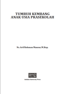 Image of E-Book Tumbuh Kembang Anak Usia Prasekolah